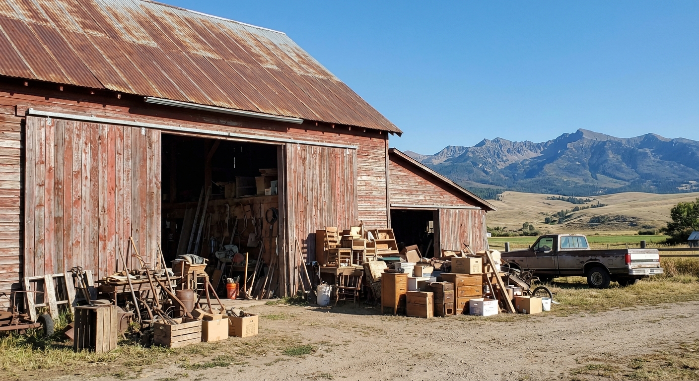 Rural Montana Property Cleanout Challenge