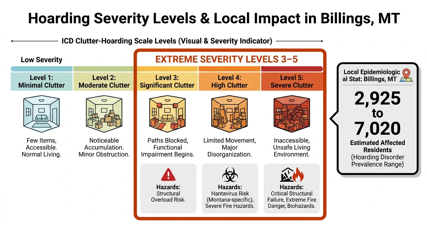 Hoarding Severity Levels & Local Impact in Billings, MT